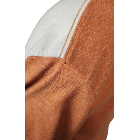 Longhorn T-Shirt Women Orange & White Hook 'Em Horns University of Texas UT - Picture 3 of 5